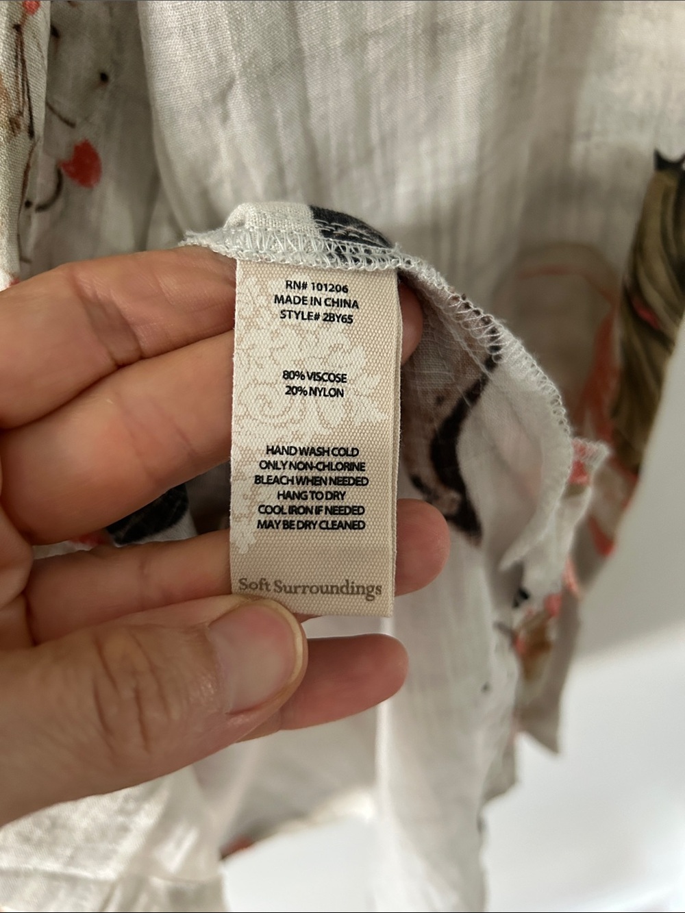 Soft Surrounding's Song Dynasty Tunic Women's SZ Medium Novelty Mandarin Collar - Picture 6 of 10